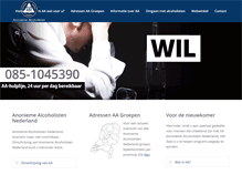Tablet Screenshot of aa-nederland.nl